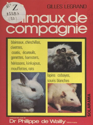 cover image of Les animaux de compagnie